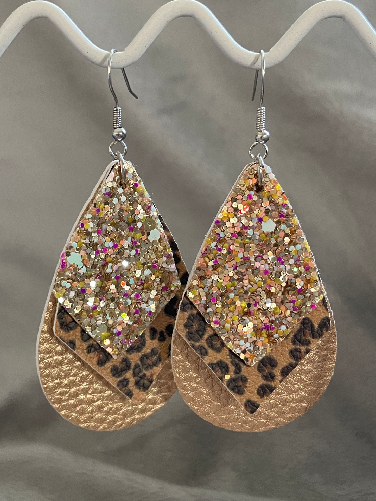 3 layers with sparkle