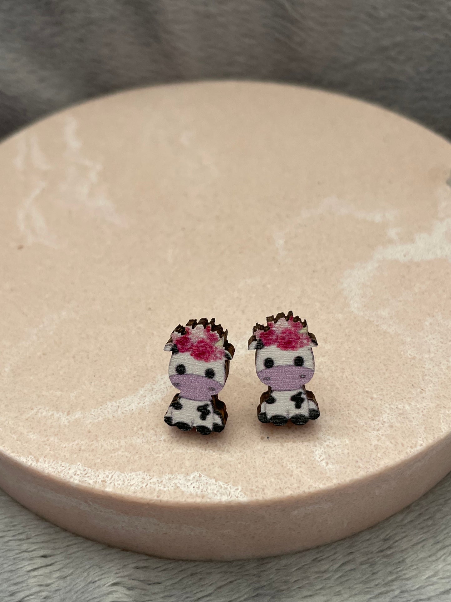 Tiny timber cow