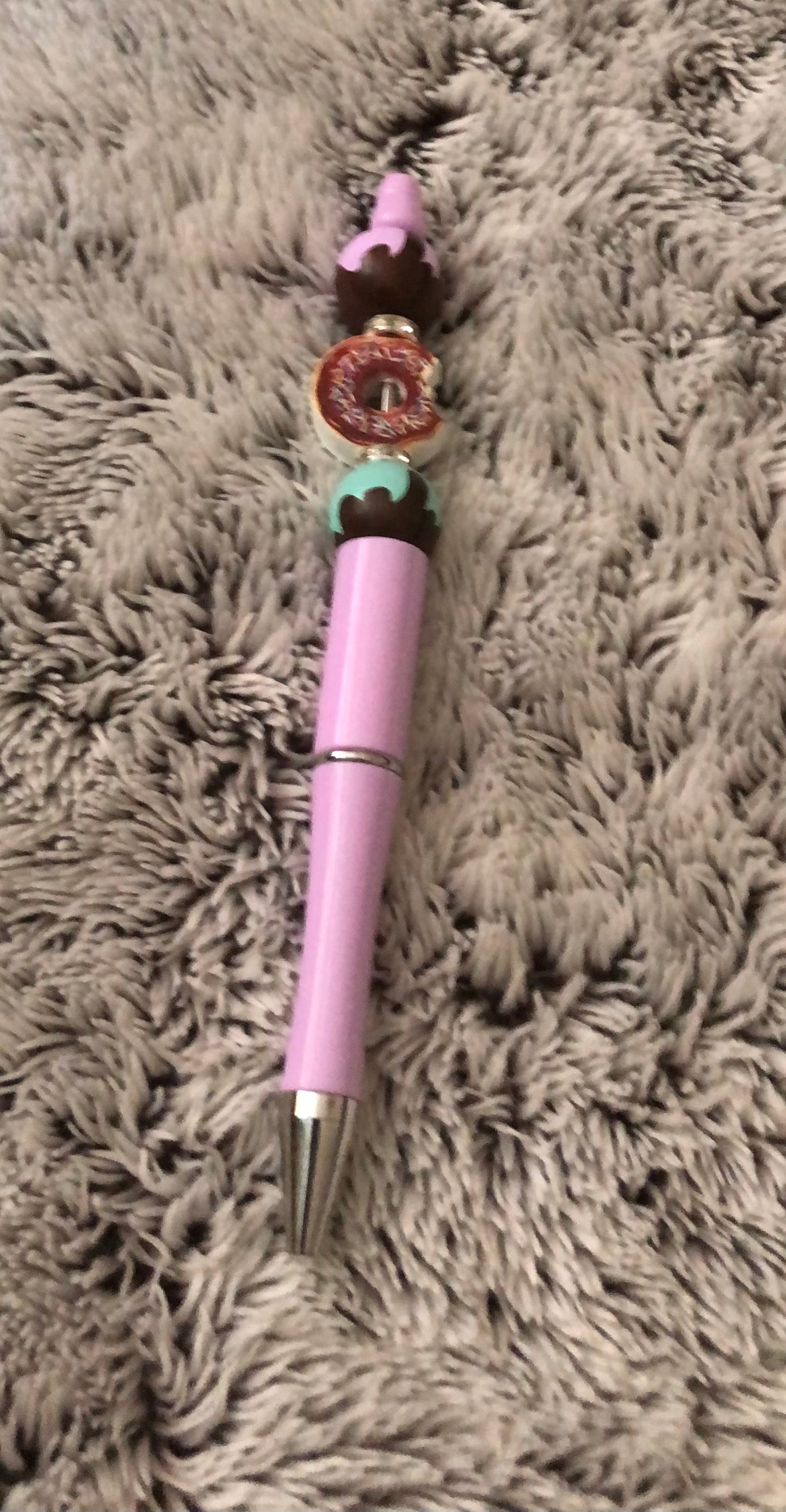 Chocolate donut pen