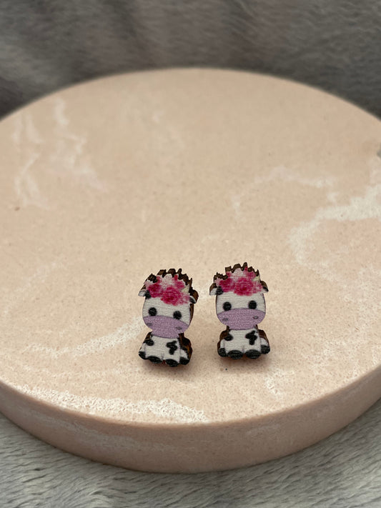 Tiny timber cow
