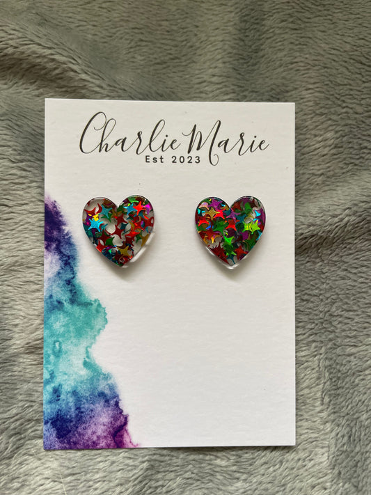 Sparkly hearts
