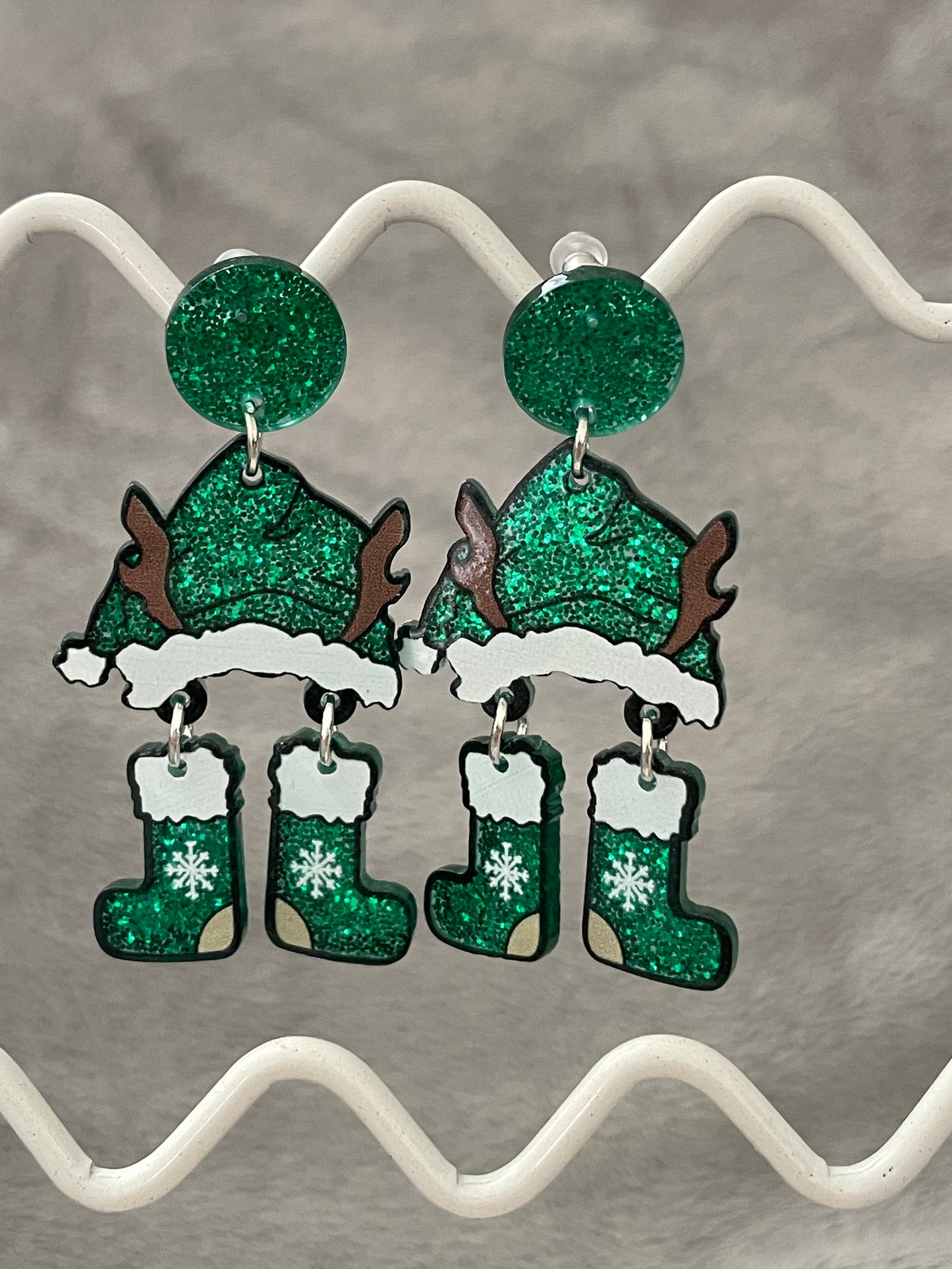 Green Glitter Christmas