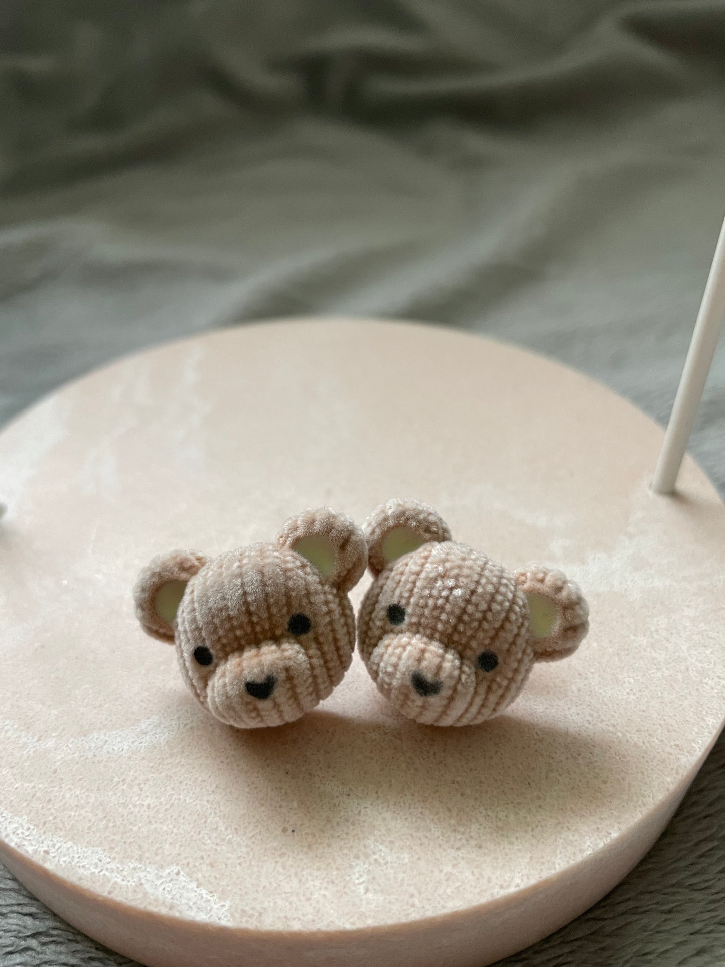 Velvet teddy bears