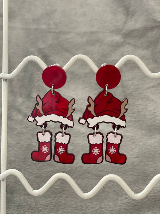 Red Glitter Christmas