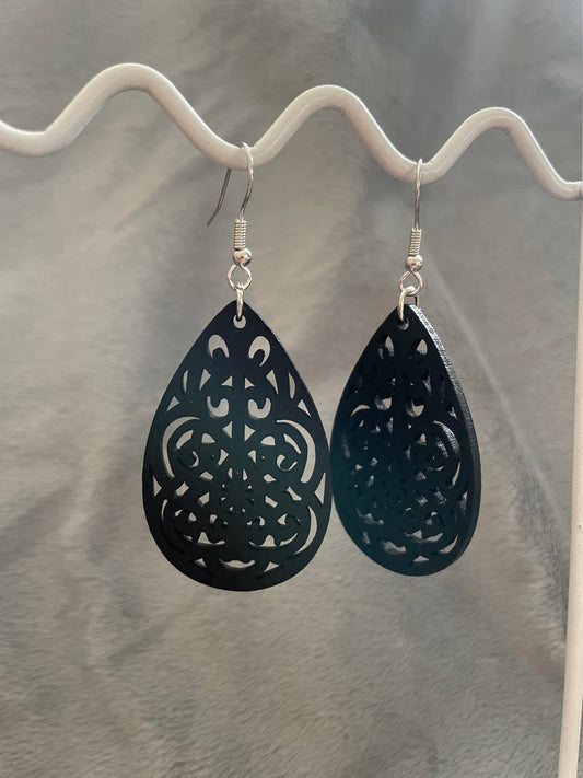 Black timber teardrop