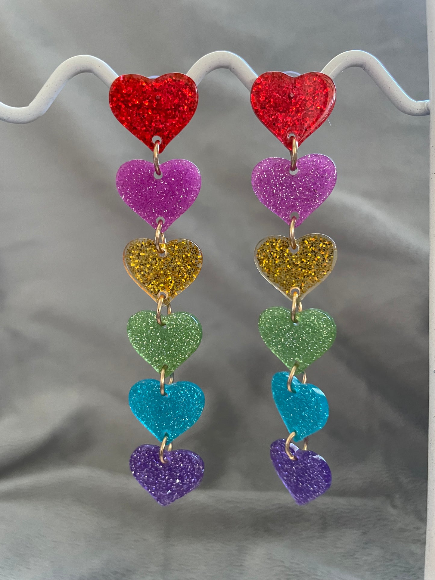 Rainbow hearts