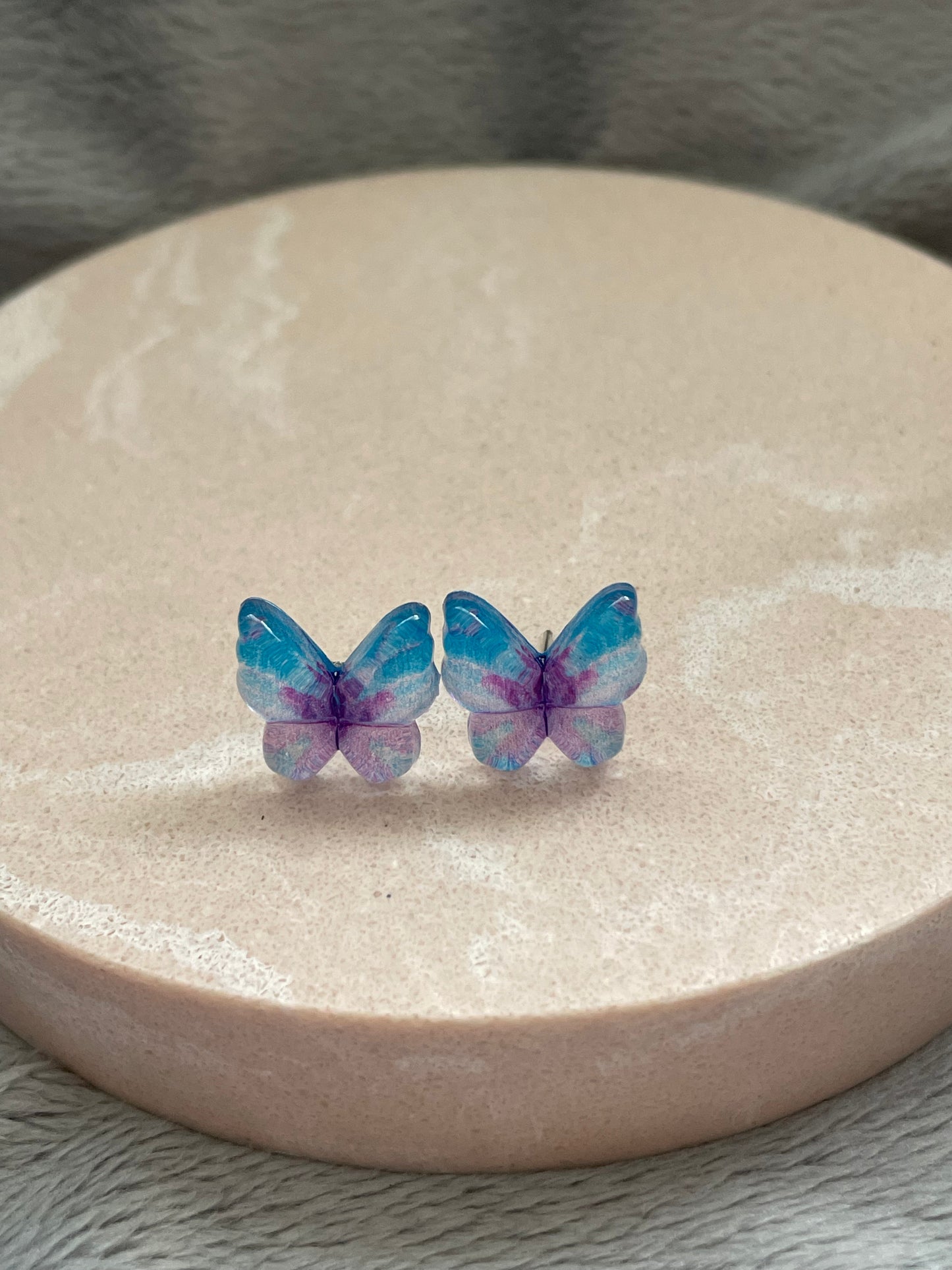 Purple and blue butterfly