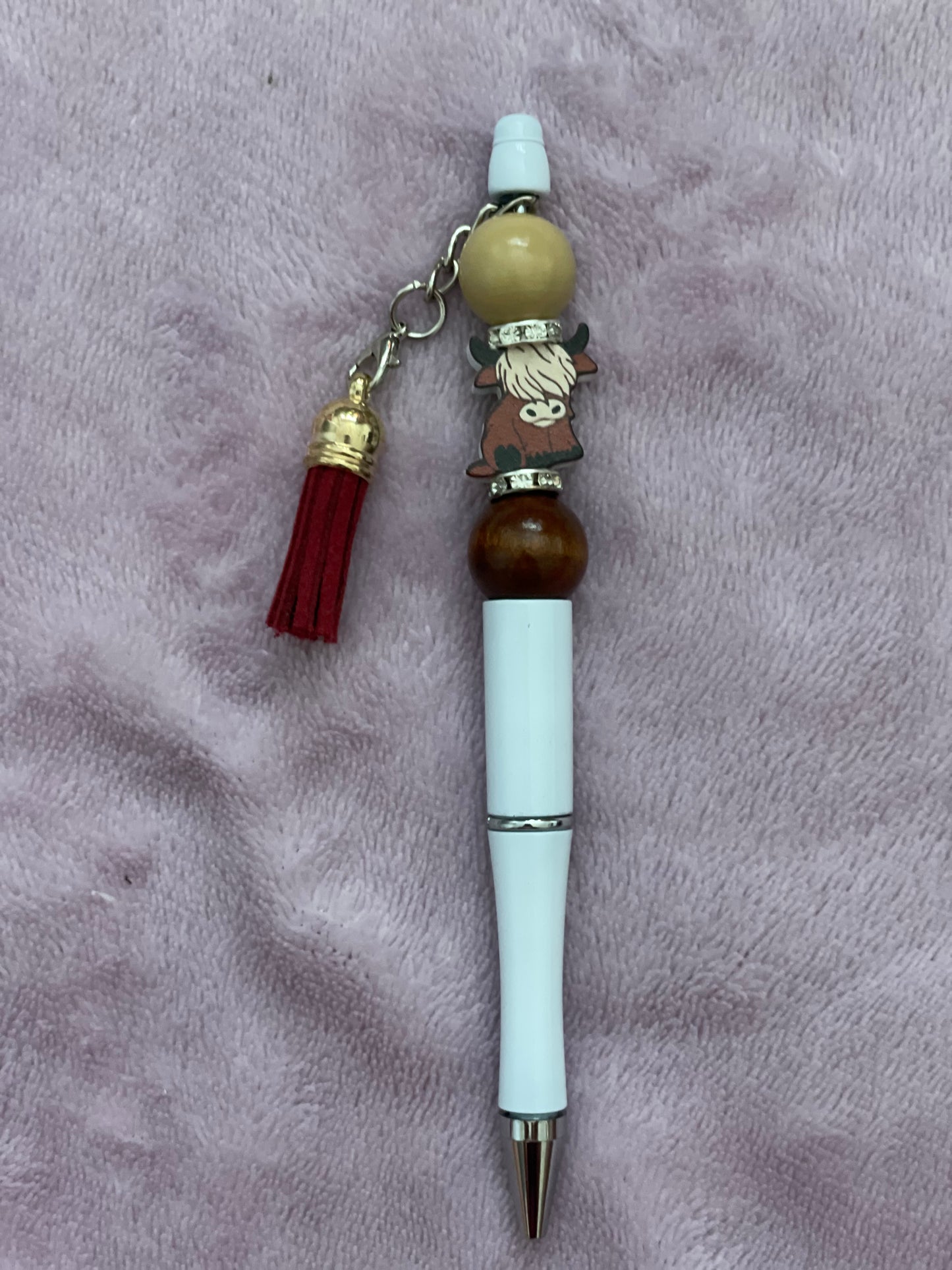 White cow pen
