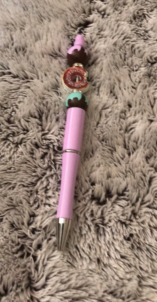 Chocolate donut pen