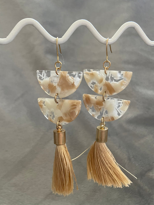Semi circle tassel