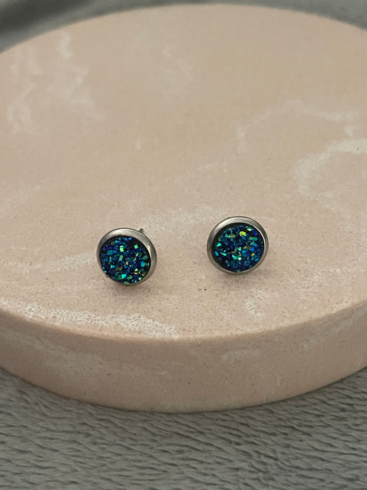 Blue sparkles