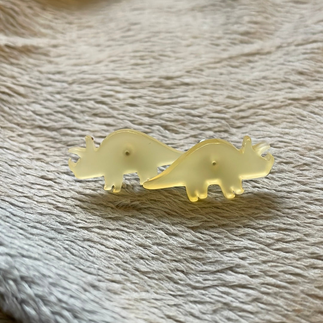 Triceratops studs