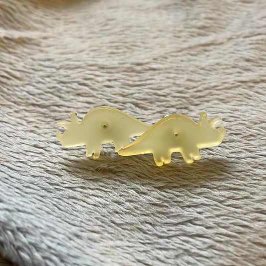 Triceratops studs