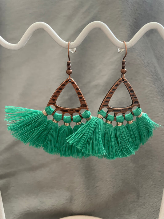 Green tassel